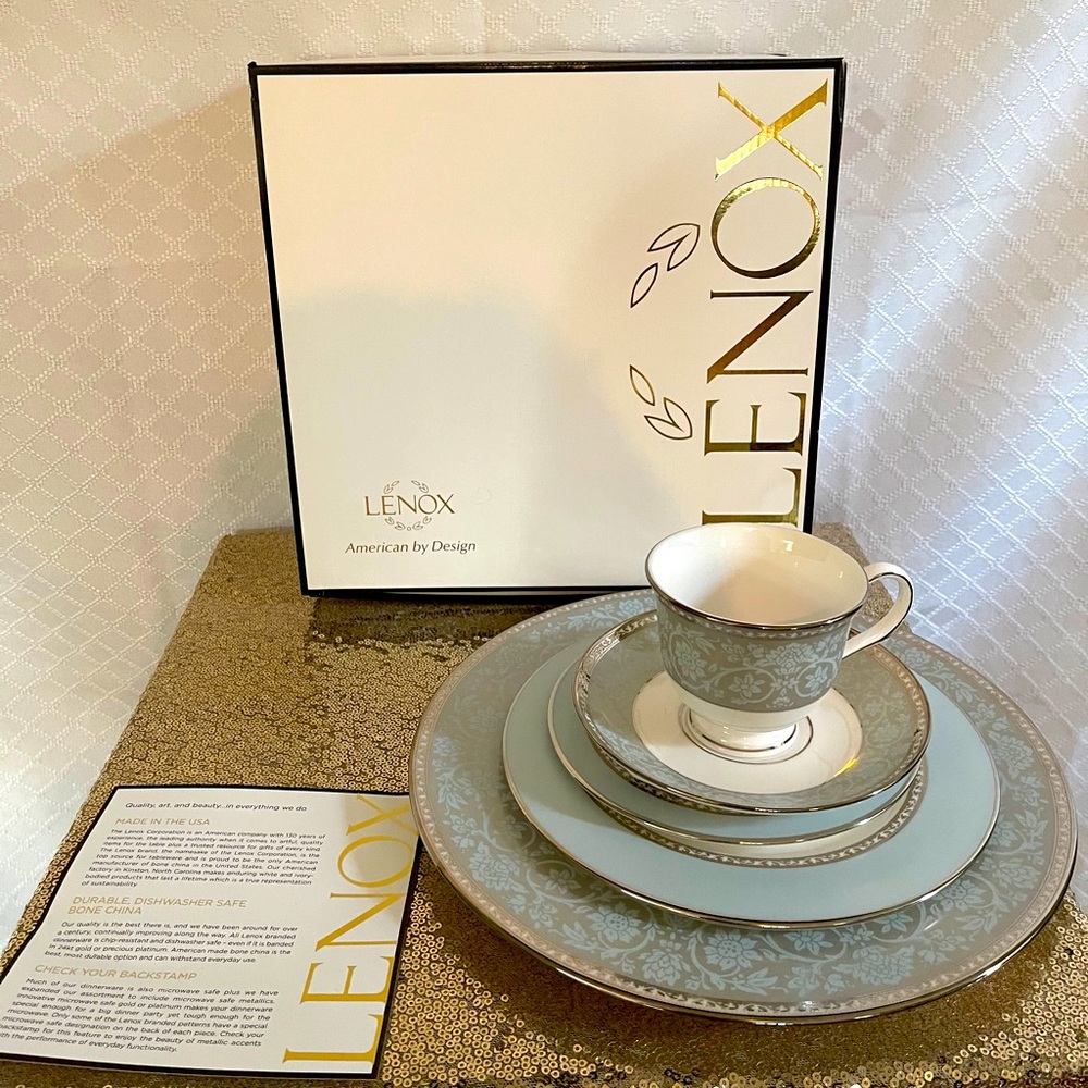 NIB Lenox Westmore 5-Piece China Dinnerware Set